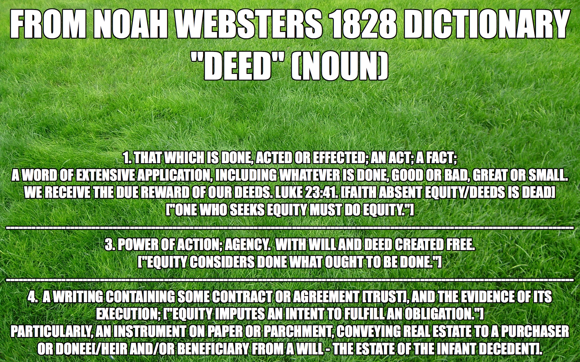 05 | Deed Defintion Webster 1828